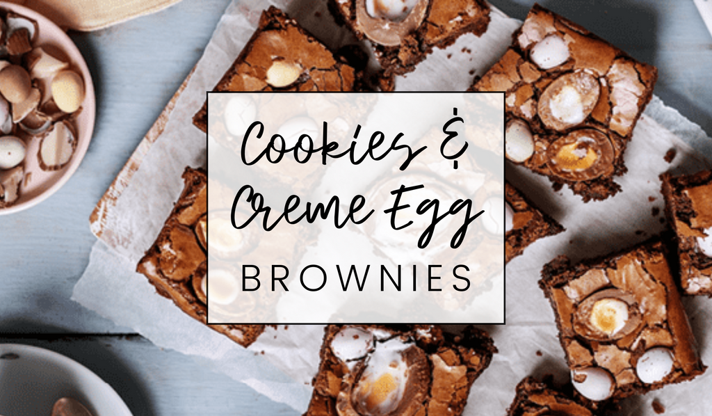Brownies au Biscuits & Oeuf à la Crème | Cookies & Creme Egg Brownies